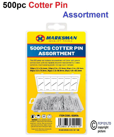 Marksman 500pc Cotter Pin Assortment