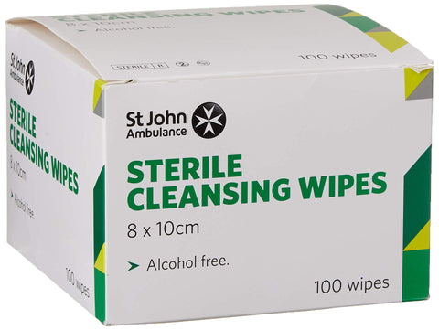 Sterile Cleansing Wipes 100 Pack