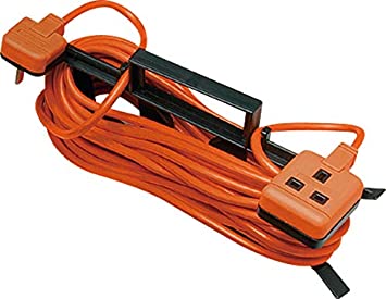 Masterplug Outdoor Extension Lead WIth Cable Tidy 15m