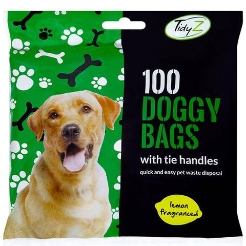 TidyZ Doggy Bags with Tie Handles