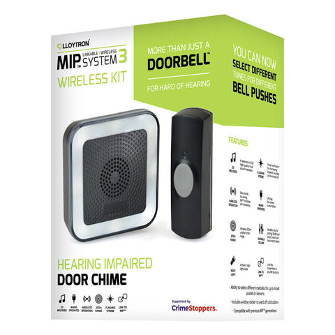 LLOYTRON Wireless Doorbell Hearing Impaired