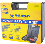 Marksman 60pc Rotary Tool Set