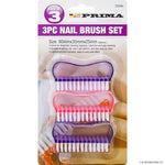 Nail Brush Set 3pc