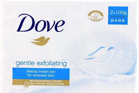 Dove Gentle Exfoliating Cream Bars 2Pack