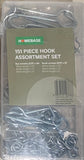 HOMEBASE 151 PIECE HOOK ASSORTMENT SET
