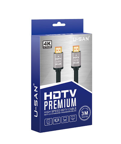 U-San HDTV Premium High Speed 3m Cable