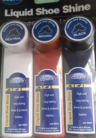 CosiFiT Liquid Shoe Shines 3 Pack