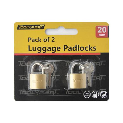 Luggage Padlock 2 Pack