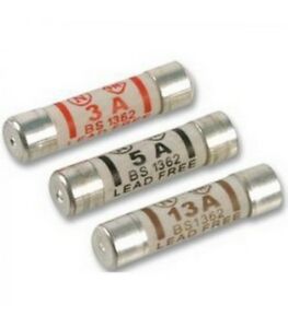 Omega Approved Fuses 4pc 3A, 5A, 13A
